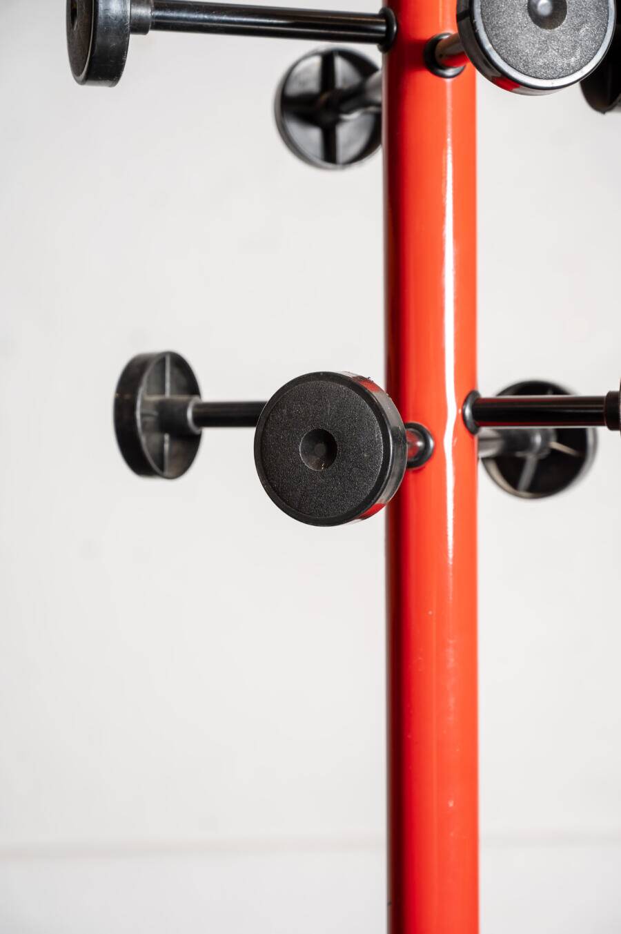 Red Italian coat rack