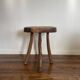 Brutalist Wooden Stool