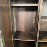 Large vintage wooden bookcase