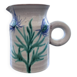 Pitcher with thistle decoration