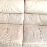 Leather sofa from the XXL brand, designer sofa