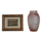 Small old landscape painting