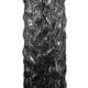 Pieniek vase, grey glass, Huta Hortensja, Poland, 1970s