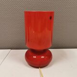 Vintage table lamp from ikea, model lykta, in a beautiful red colour, from the late 90s