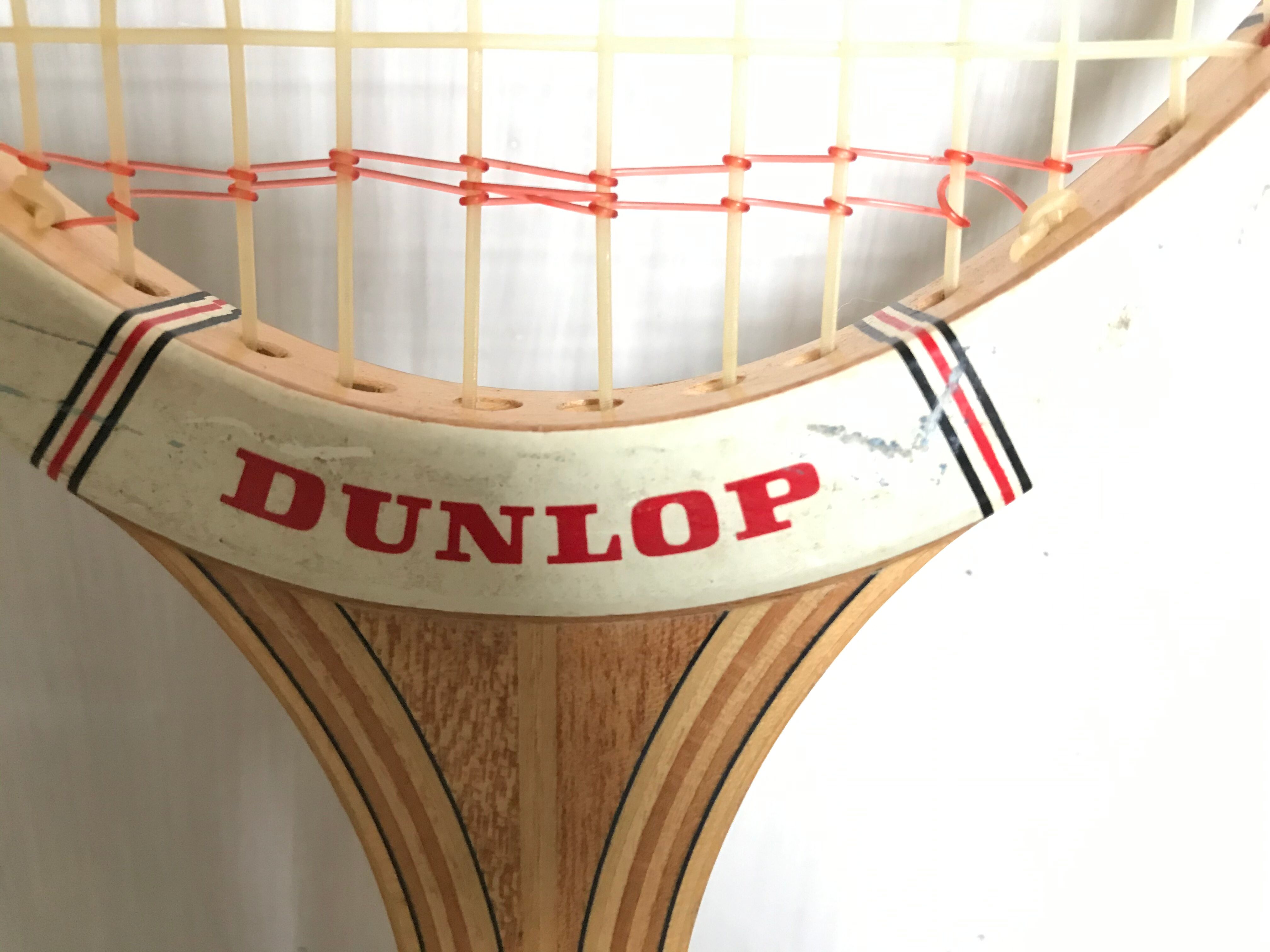 Vintage Dunlop tennis racket