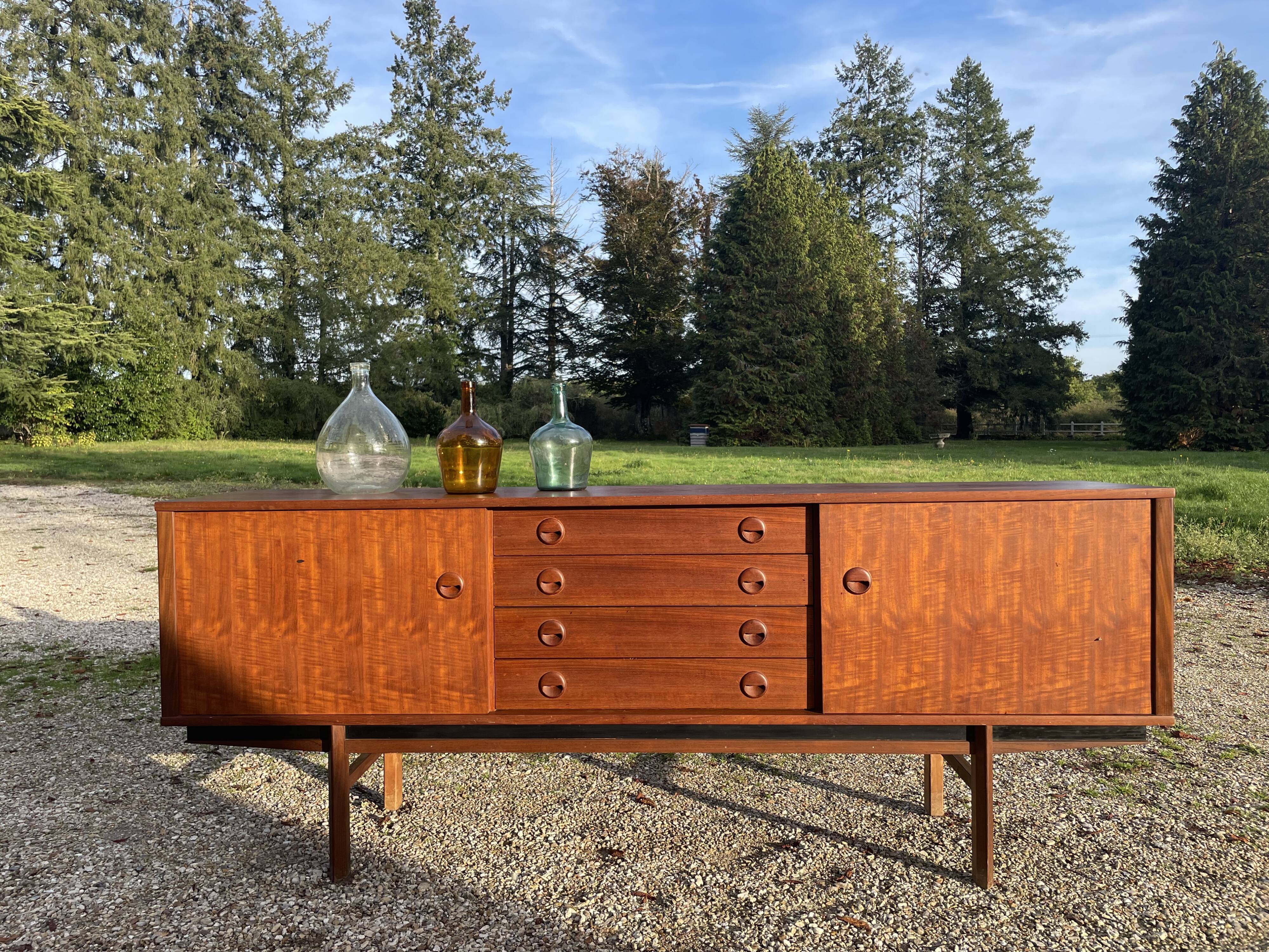 Scandinavian teak row