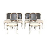 Suite of six chairs style Louis XV