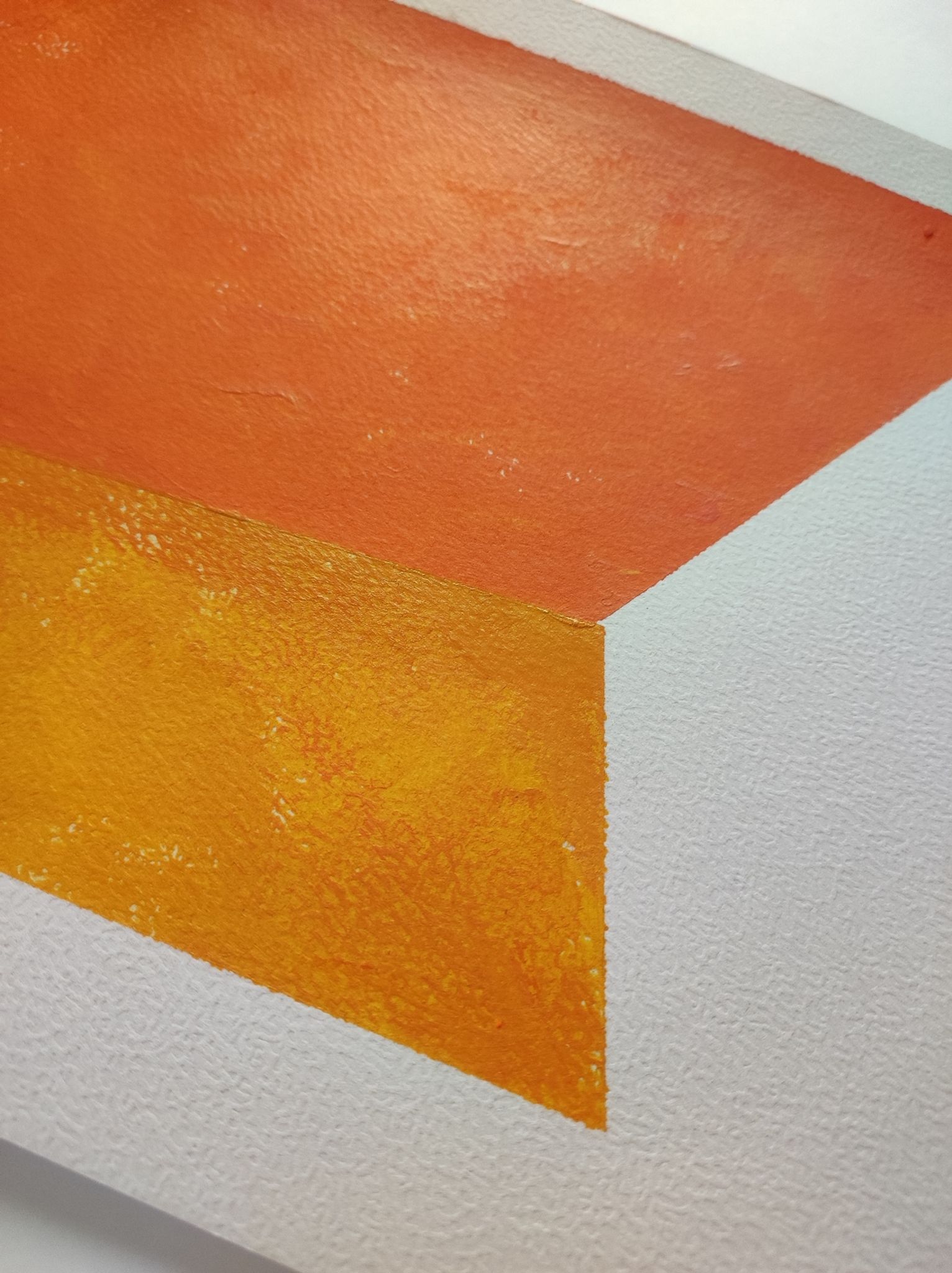 Minimalist geometric painting