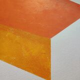 Minimalist geometric painting