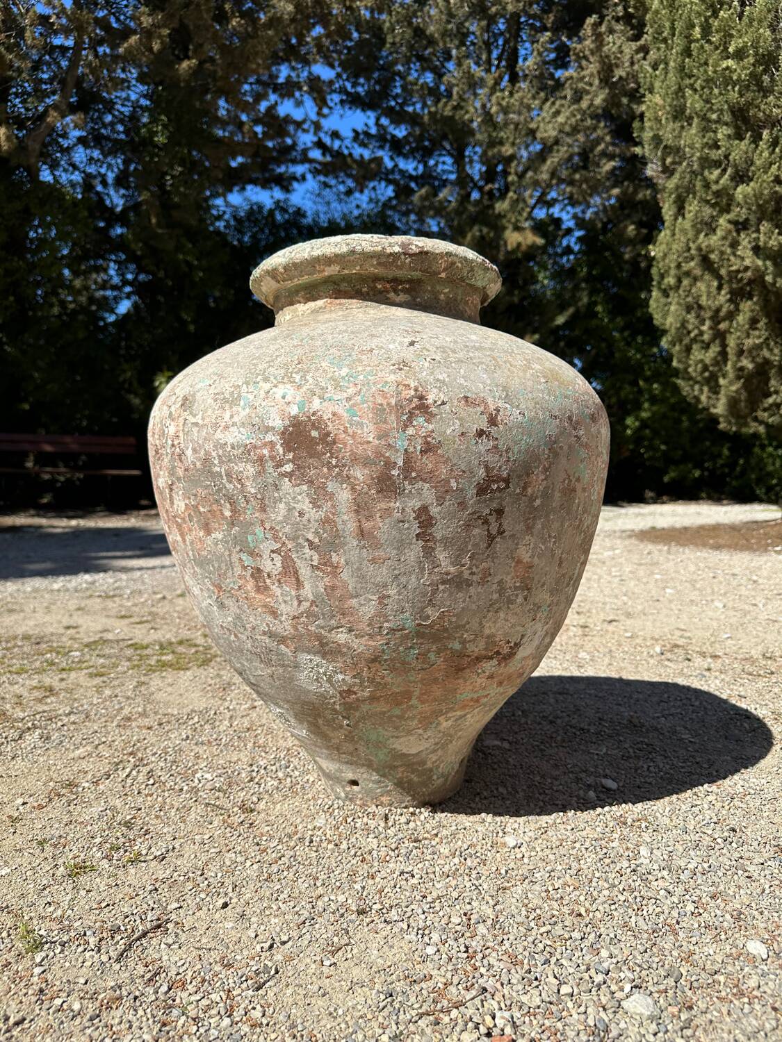 Jarre poterie en terre cuite ancienne 18ème