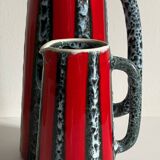 2 pichets, vases vintage en céramique d’art Luc Vallauris