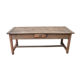 Solid wood farm table