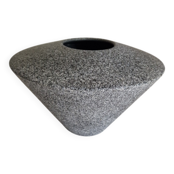 UFO Vase Grey Spotted Claude Dumas