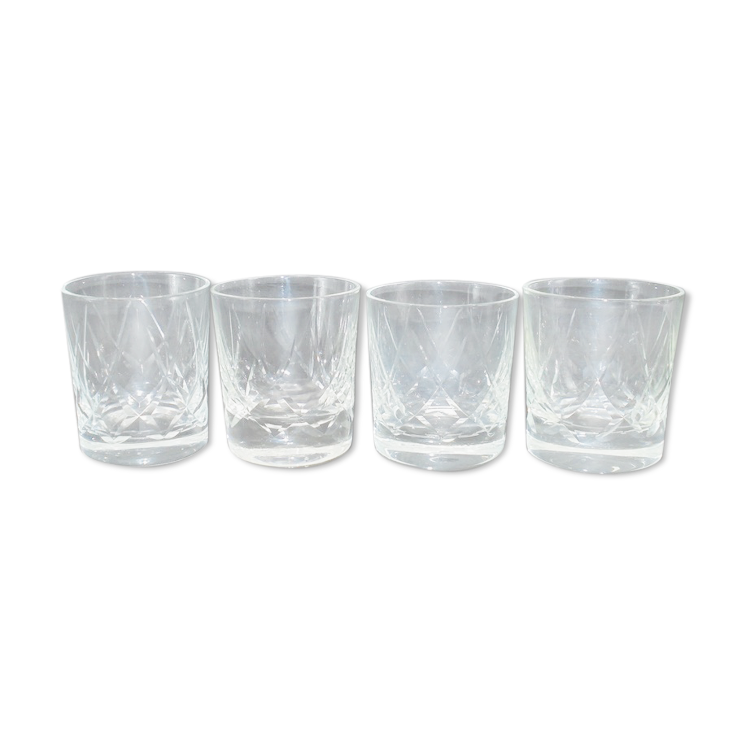 Series of 4 whiskey cups