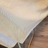 LB Monogrammed Linen Sheet