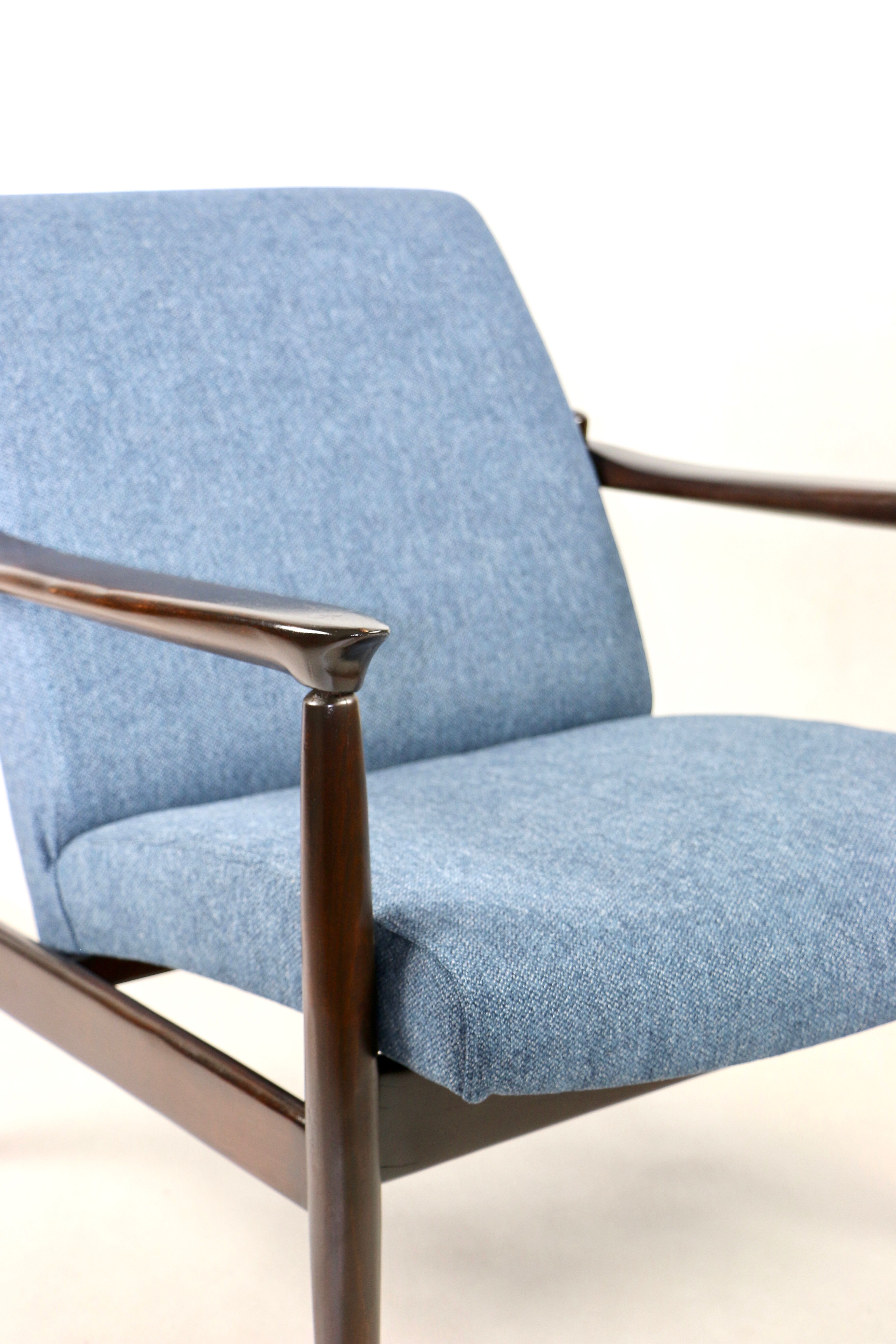 Blue Armchair by Edmund Homa, 1970s