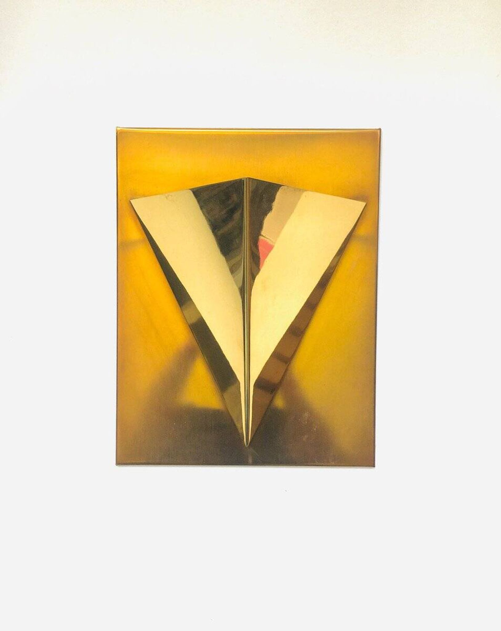 Postmodern Brass Wall Lamp Sconce from Liro, Belgium, 1980s