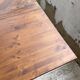 Table de ferme XIXème chêne 270cm avec allonges