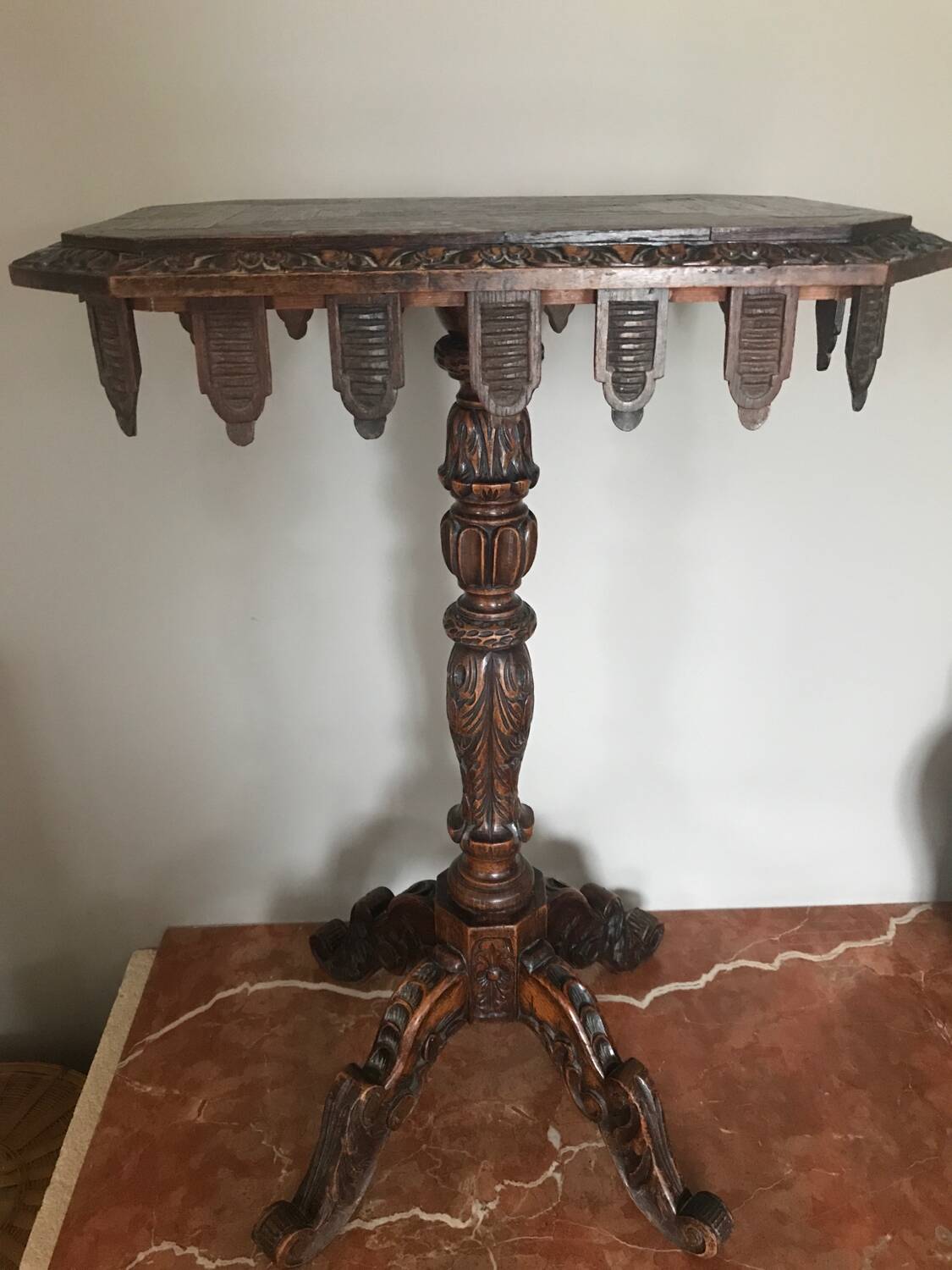 Very beautiful neo-Gothic bench