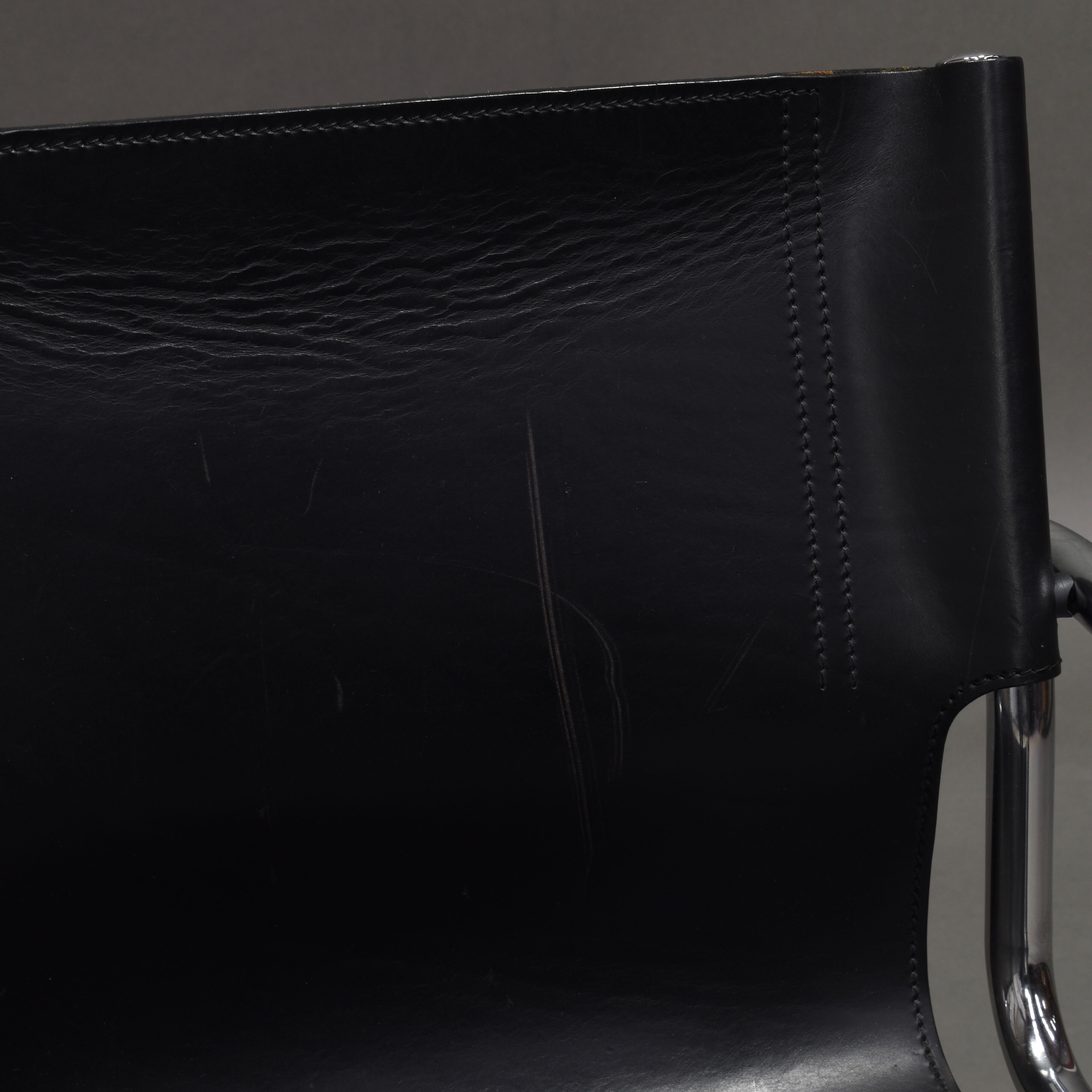 Tubular Bauhaus MG5 Chair by Mart Stam for Matteo Grassi, Italy, 1970s