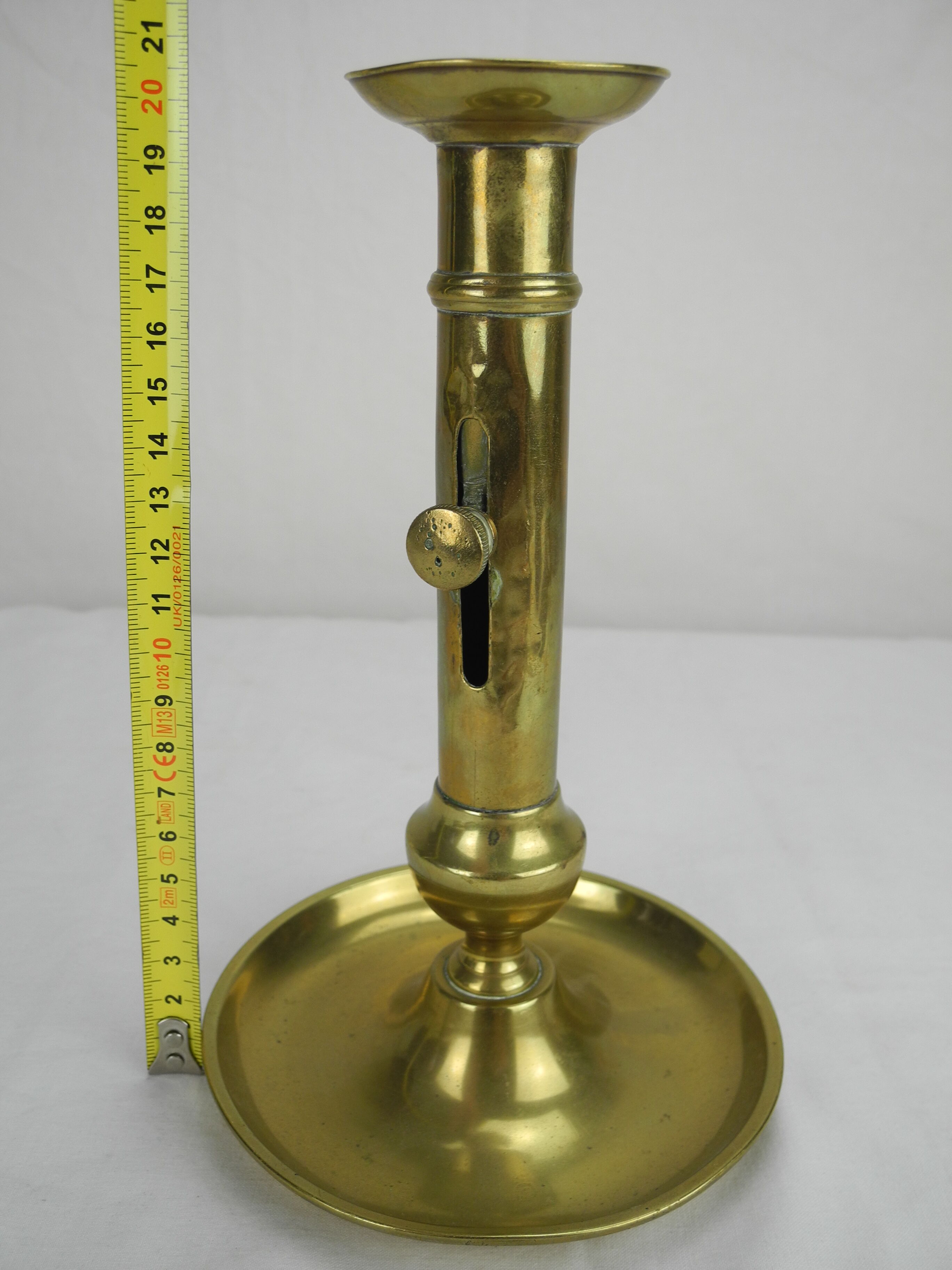 Old candlestick brass candle holder vintage decoration