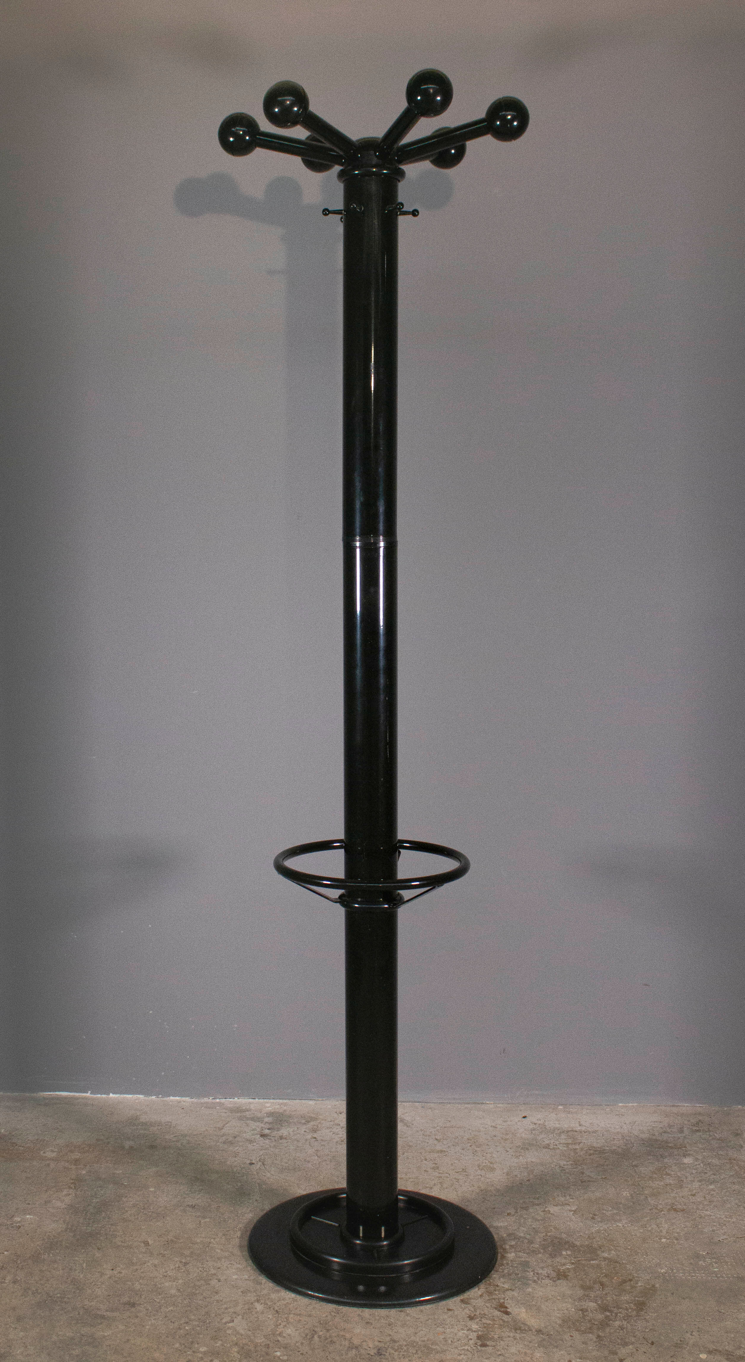 Black coat rack