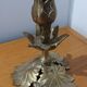 Art Nouveau bronze candlestick