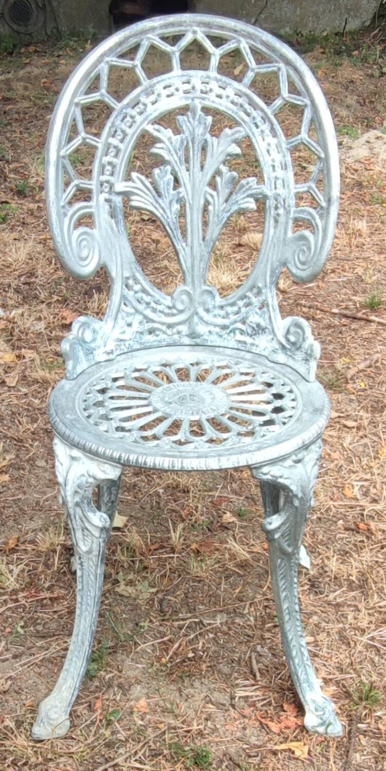 Vintage English style aluminum garden furniture