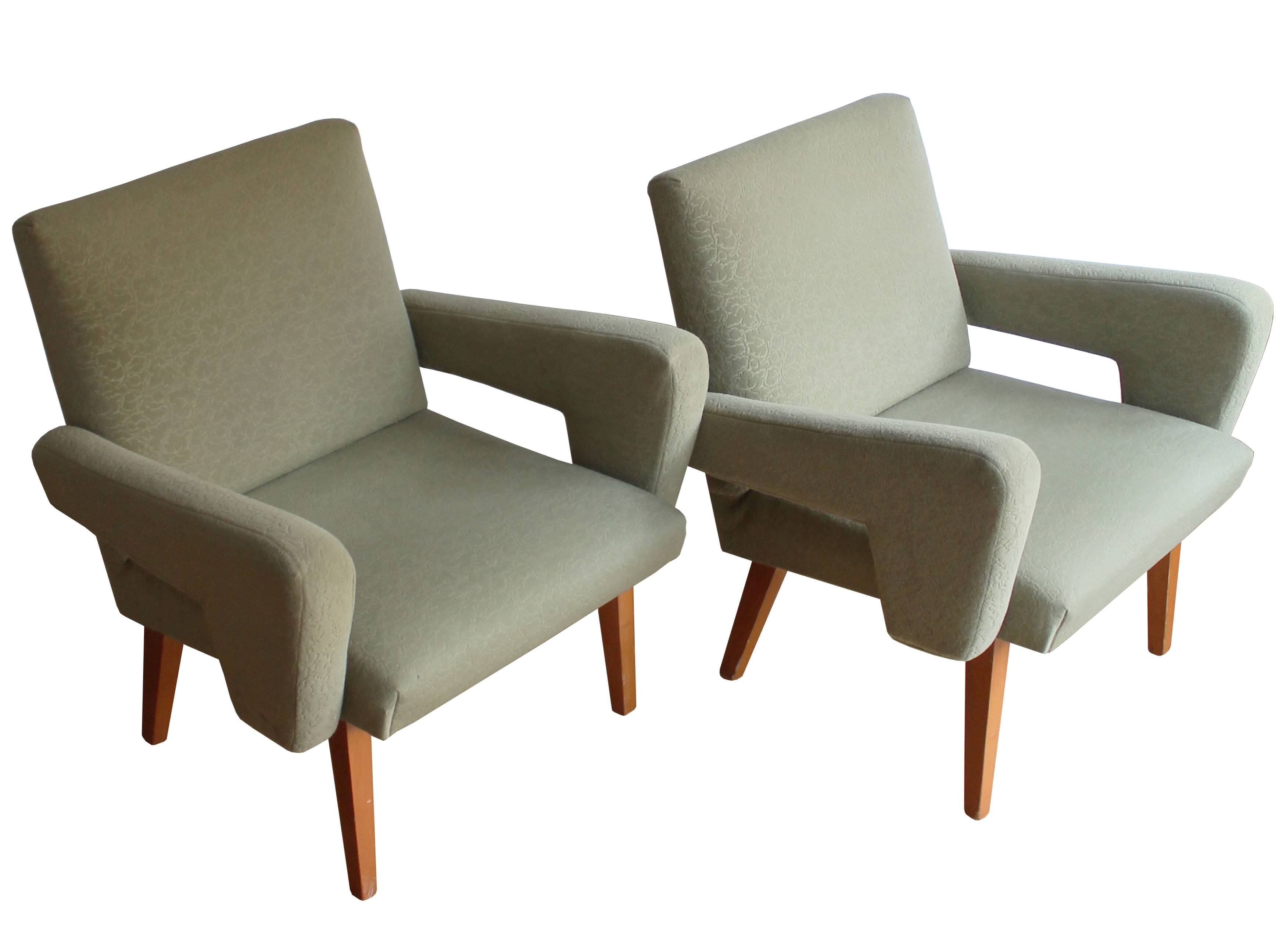 Pair of 1960s Mid Century Armchairs