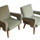 Pair of 1960s Mid Century Armchairs