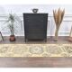 1970s Turkish Oushak geometric wool rug 72x323