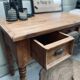 Old desk - natural patina - authentic charm
