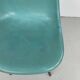 Eames Herman Miller DSW side chair in turquoise