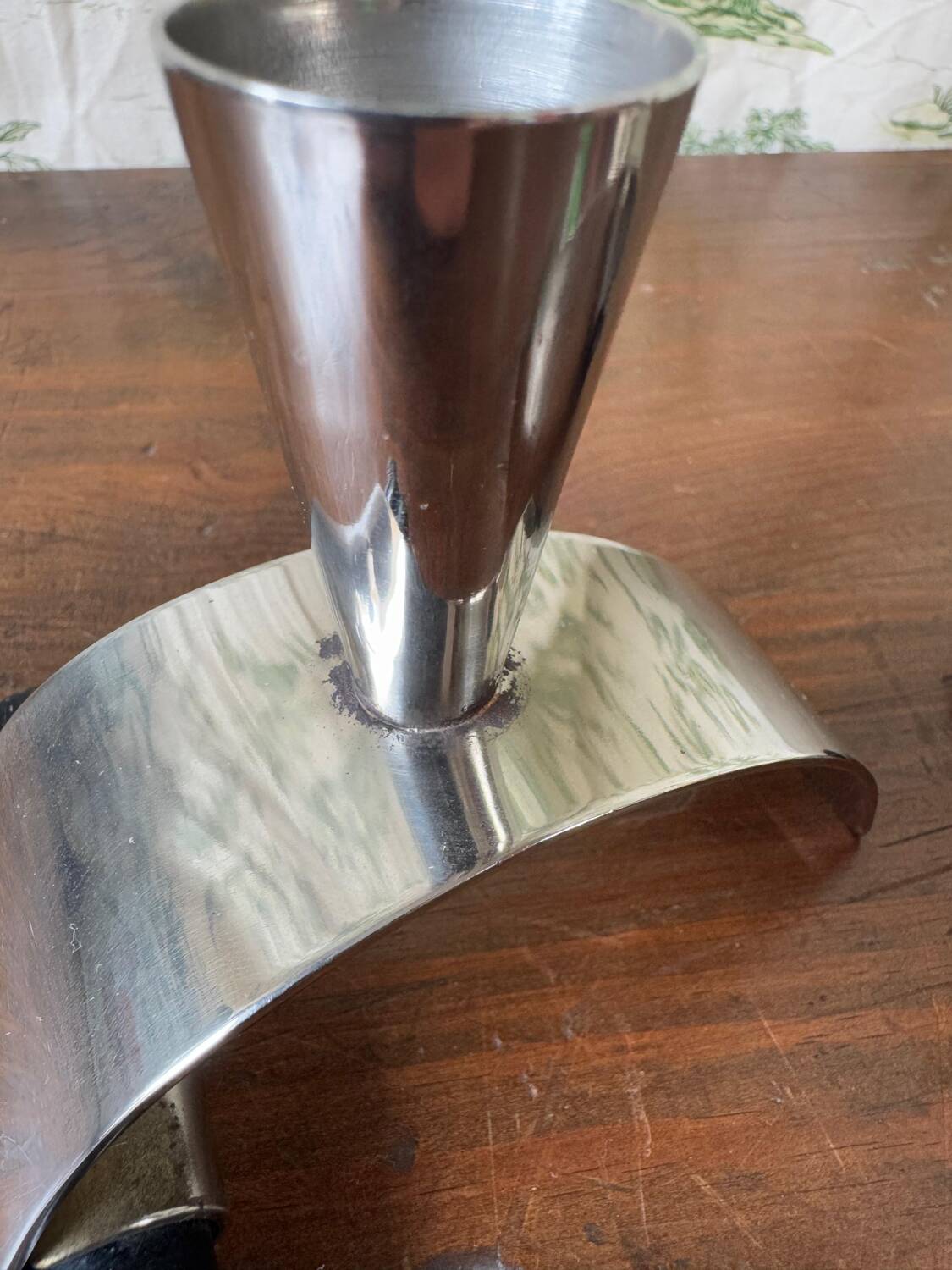 Pair of Brutalist Design Candlesticks – 1950s