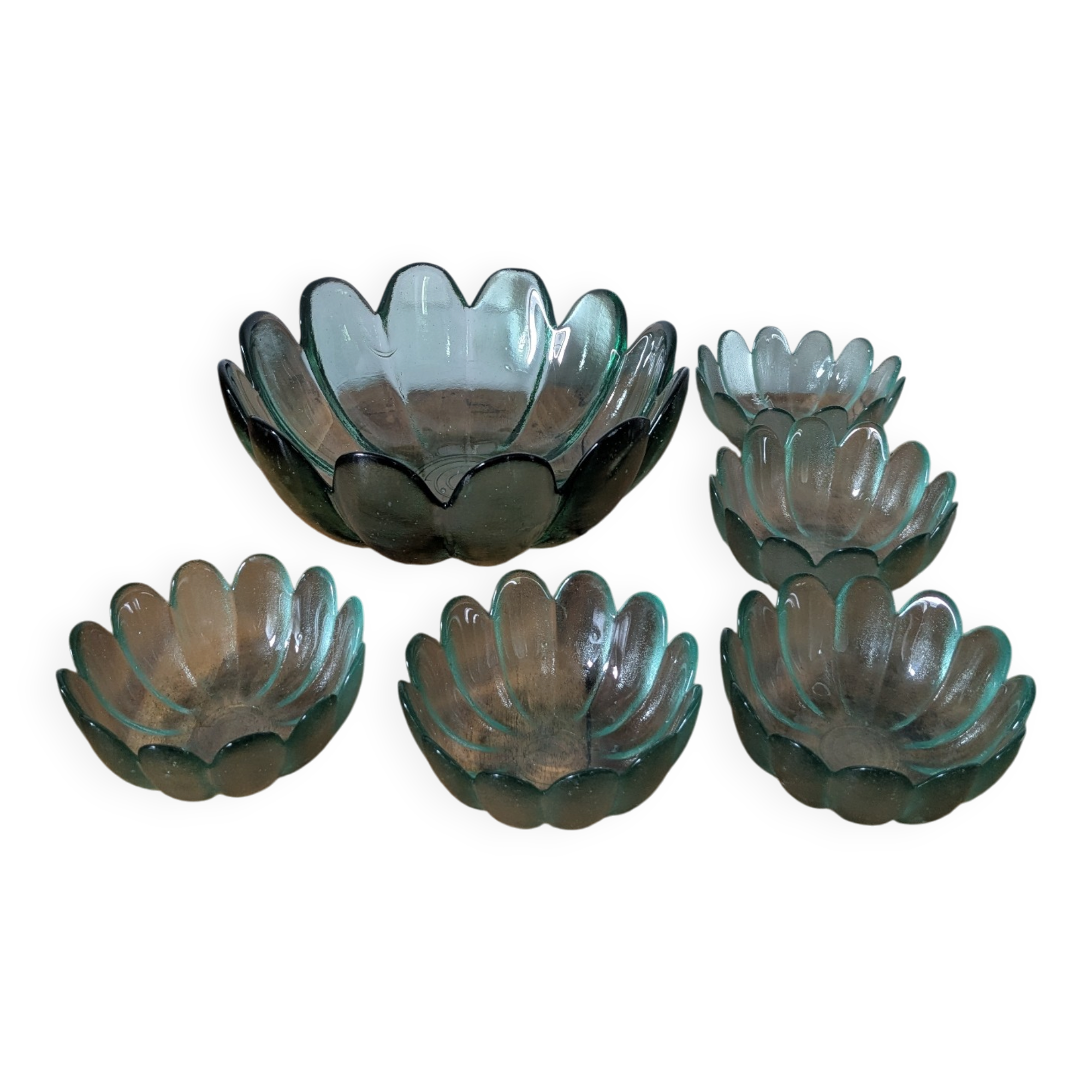 Saladier coupelles Indiana glass Lotus