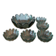 Saladier coupelles Indiana glass Lotus