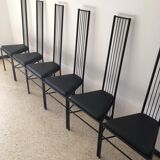 6 chairs vintage years 80