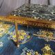 1960 brass and marble coffee table