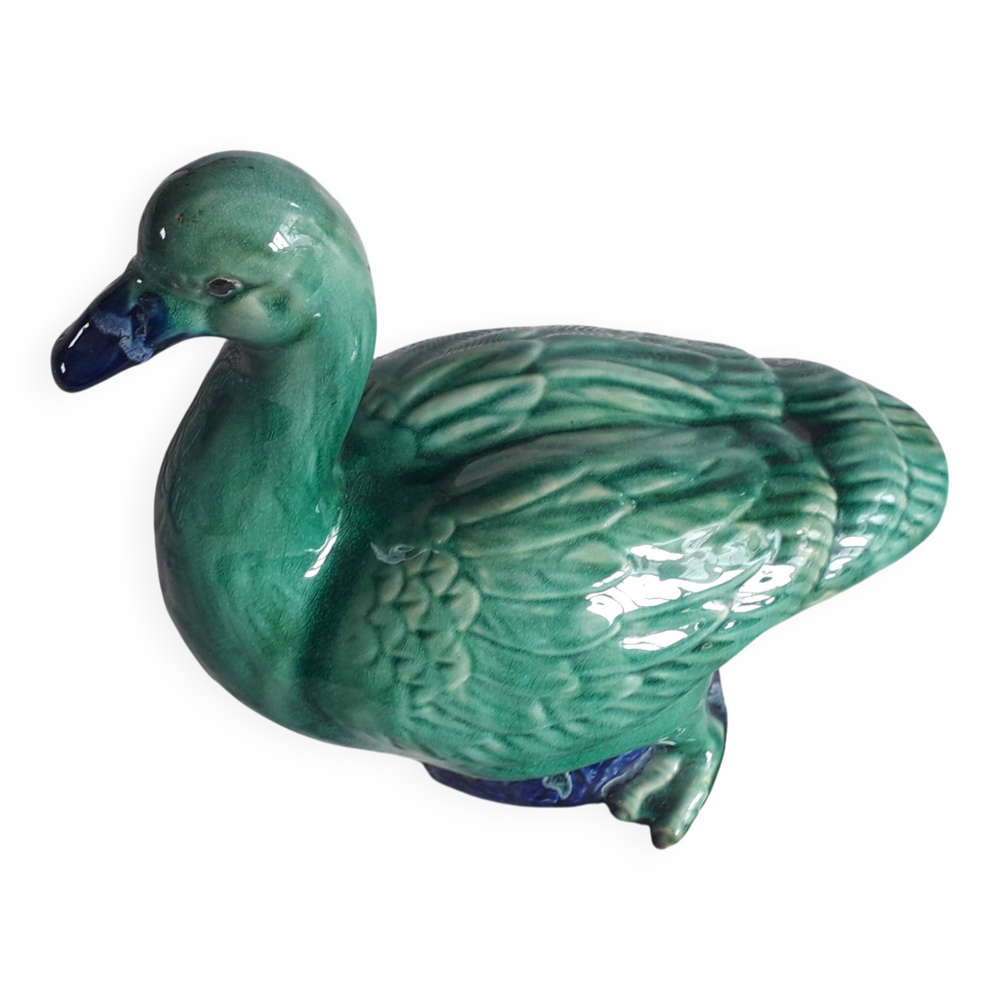 Vintage ceramic large duck