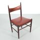 Suite de 4 chaises scandinaves en palissandre de Rio