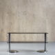 Smoked glass and aluminium sideboard, Italy, 1970s