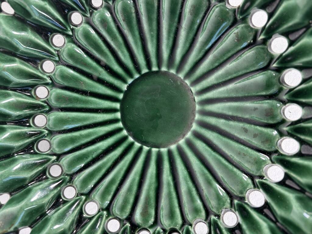 Vintage openwork ceramic cup signed 1950 XL