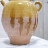 Old gargoulette pot in glazed terracotta
