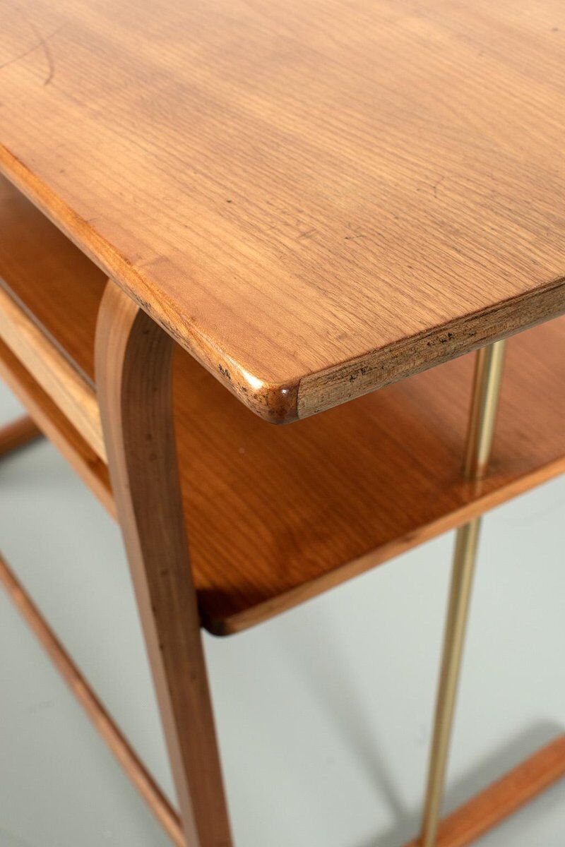 Vintage Console Table in Brass
