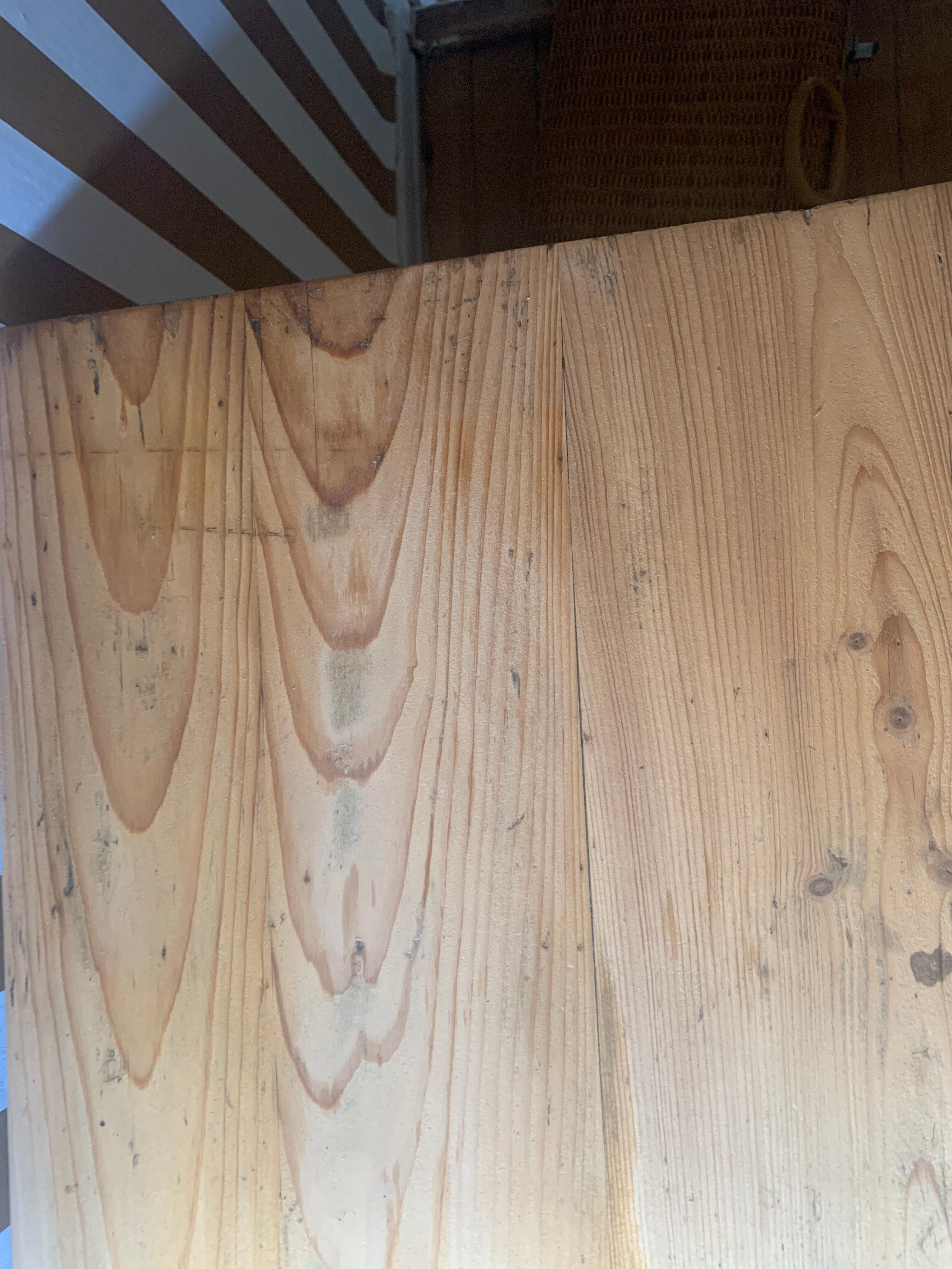 Bureau en bois massif, 1 tiroir