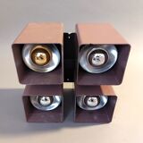 Ceiling lamp raak amsterdam model viervoud vintage, 1970