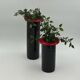 80s Design Ceramic Vases - Modern Vintage Home Decor Made in Italy – set of 2