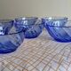 Set de 6 bols vintages bleus par Duralex