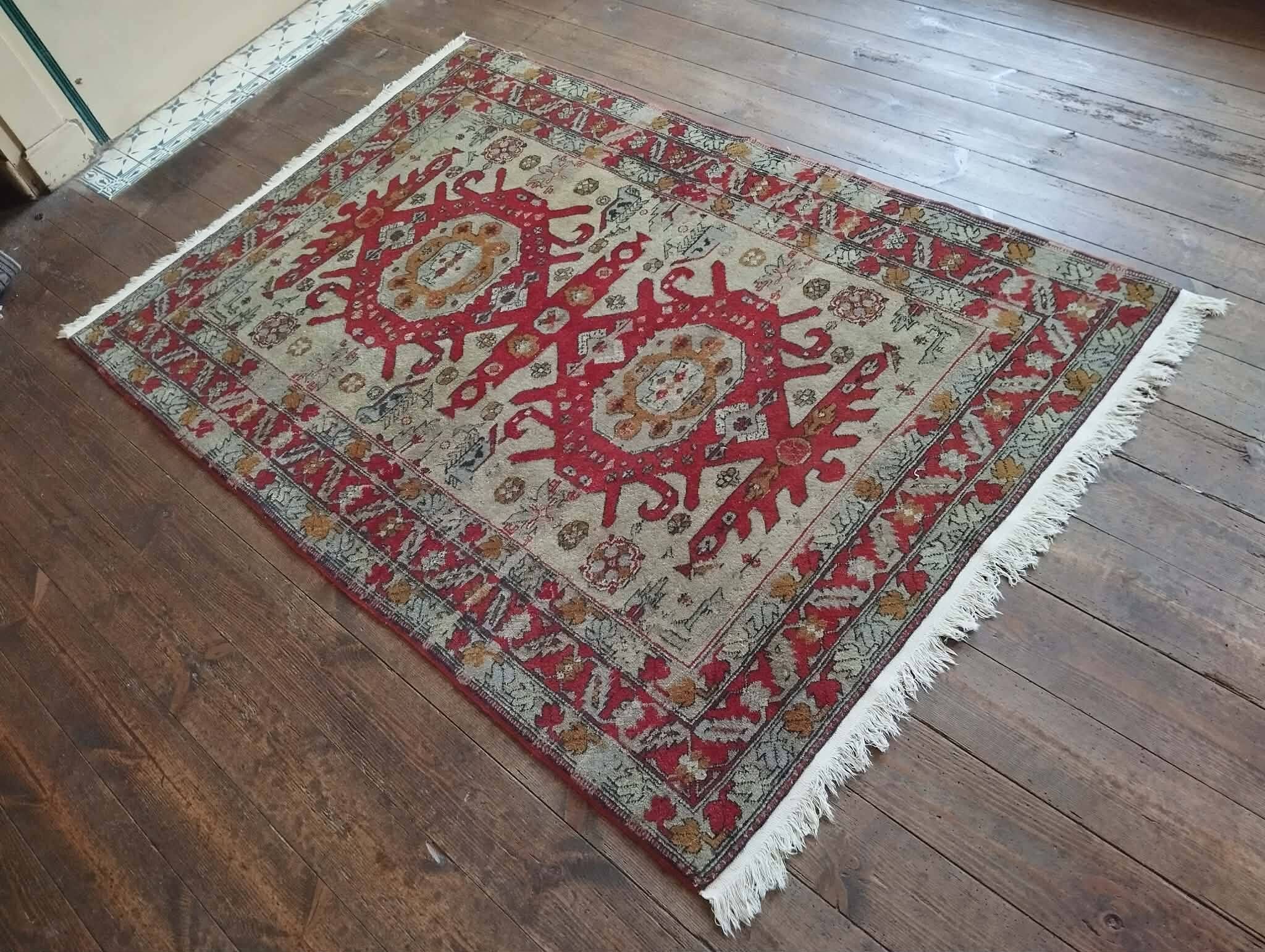 Tapis Caucasien Shirvan fait main 158x108cm