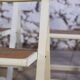 4 vintage folding cane chairs